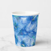 Blume von Blue Gentian Pappbecher (Links)