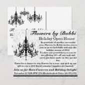 Blume von Bobbi Holiday Open House 2014 Einladungspostkarte (Vorne/Hinten)