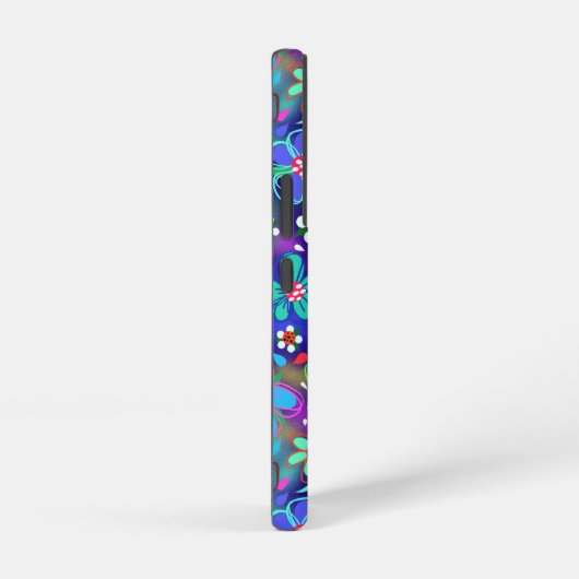 Blume von Boho Doodle Samsung Galaxy Hülle (Rechte Seite)