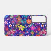 Blume von Boho Doodle Samsung Galaxy Hülle (Rückseite (Horizontal))