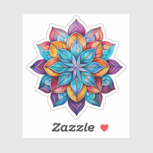 Blume von Cartoon Aufkleber