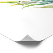 Blume von Cartoon Poster (Ecke)