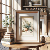 Blume von Clay Pot Wall