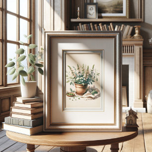 Blume von Clay Pot Wall