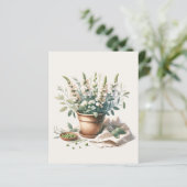 Blume von Clay Pot Wall (Stehend Vorderseite)