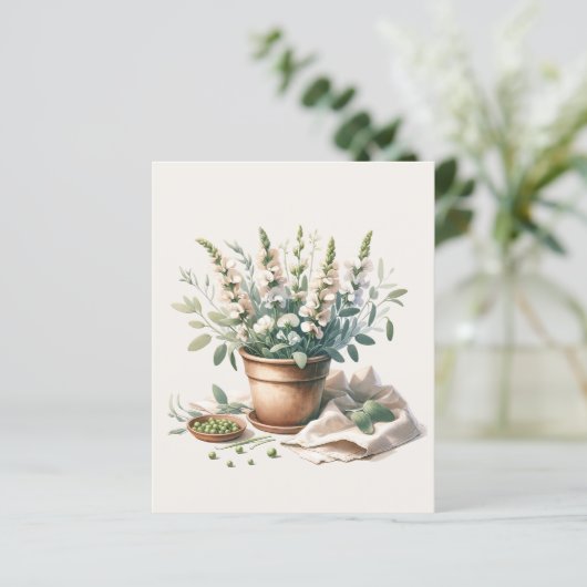 Blume von Clay Pot Wall (Stehend Vorderseite)