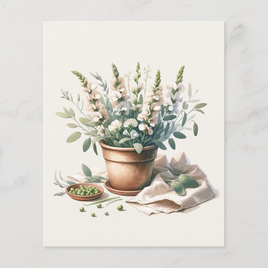 Blume von Clay Pot Wall (Vorderseite)