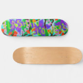 Blume von Flashin Graffiti Skateboard (Horizontal)