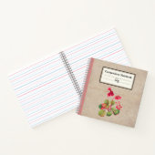 Blume von Fringgalax Personalisiert Notizblock (Innenseite)