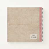 Blume von Fringgalax Personalisiert Notizblock (Rückseite)