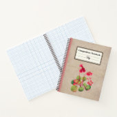 Blume von Fringgalax Personalisiert Notizblock (Innenseite)