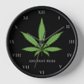 Blume von Grünrauchen Uhr (Vorderseite)