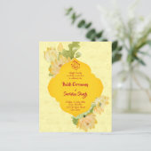 Blume von Haldi pithi gelb lotus (Stehend Vorderseite)