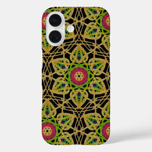 Blume von Hammered Metal Foil Case-Mate iPhone Hülle (Rückseite)
