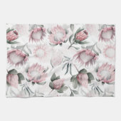 Blume von Hand gezogener Wasserfarbe Geschirrtuch (Horizontal)