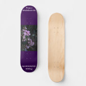 Blume von Himmelskateboard Skateboard (Vorderseite)