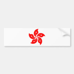 Blume von Hong Kong Autoaufkleber