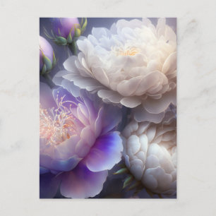 Blume von Iridescent Soft Focus Light Spectrum Postkarte