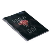 Blume von Islam Notebook muslimah islamic Geschenk Notizblock (Rechte Seite)