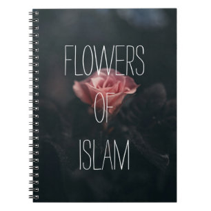 Blume von Islam Notebook muslimah islamic Geschenk Notizblock