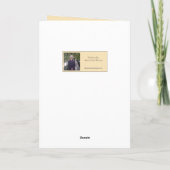 "Blume" von James Paul Brown Greeting Card Karte (Rückseite)