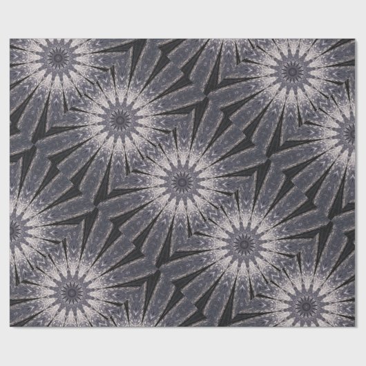 Blume von Kaleidoskop Geschenkpapier (Flach)