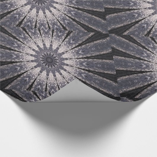 Blume von Kaleidoskop Geschenkpapier (Ecke)