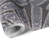 Blume von Kaleidoskop Geschenkpapier (Rolleneckpunkt)