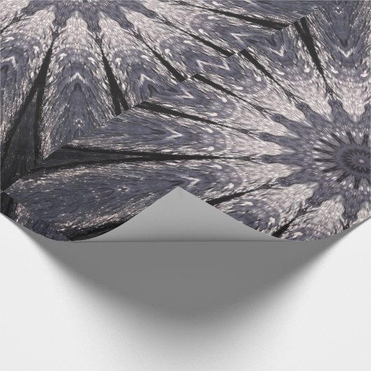 Blume von Kaleidoskop Geschenkpapier (Ecke)