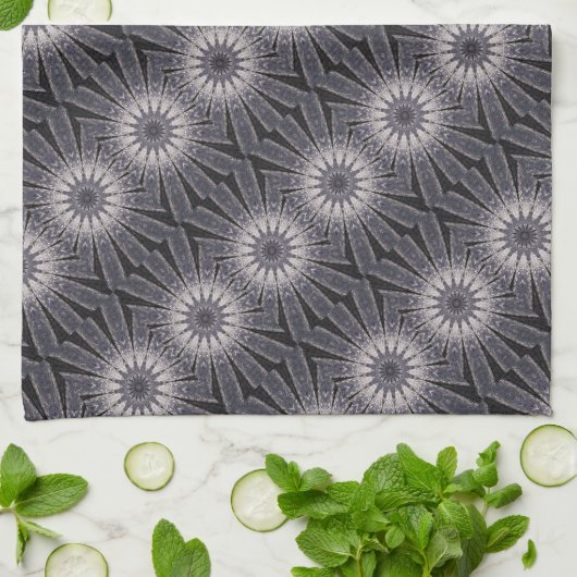 Blume von Kaleidoskop Handtuch (Gefaltet)