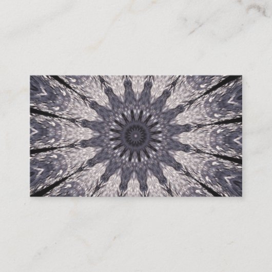 Blume von Kaleidoskop Visitenkarte (Vorderseite)