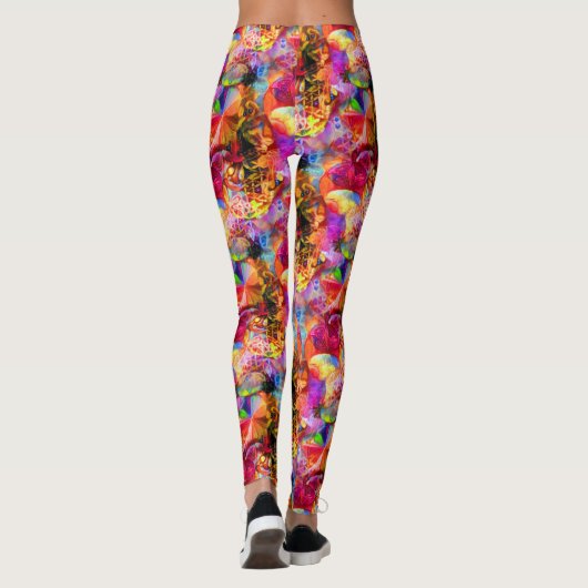 Blume von Leben 10 Leggings (Rückseite)