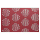 Blume von Leben-/Blume-DES Lebens - glänzender Stoff (Fat Quarter (45,7 x 55,9 cm))