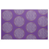 Blume von Leben-/Blume-DES Lebens - glänzender Stoff (Fat Quarter (45,7 x 55,9 cm))