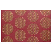 Blume von Leben-/Blume-DES Lebens - glänzendes Stoff (Fat Quarter (45,7 x 55,9 cm))