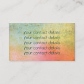 Blume von Leben-/Blume-DES Lebens - Verzierung IV Visitenkarte (Rückseite)