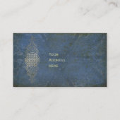 Blume von Leben-/Blume-DES Lebens - Vintages X Visitenkarte (Rückseite)