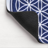 Blume von Leben/Himmel Mousepad (Ecke)