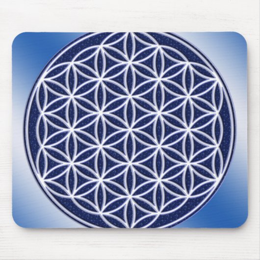 Blume von Leben/Himmel Mousepad (Vorne)
