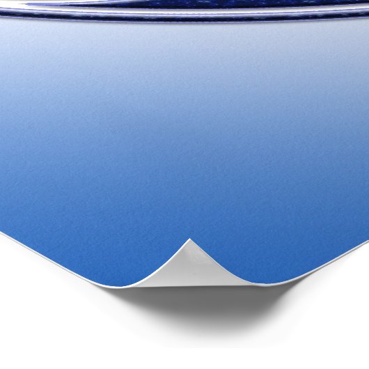 Blume von Leben/Himmel Poster (Ecke)