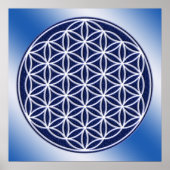 Blume von Leben/Himmel Poster (Vorne)