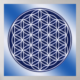 Blume von Leben/Himmel Poster