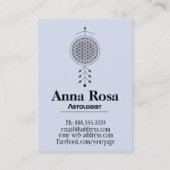 *~* Blume von Leben-Nebelfleck Reiki Visitenkarte (Rückseite)