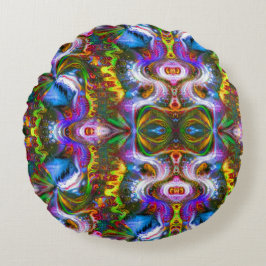 Blume von Leben Rundes Kissen