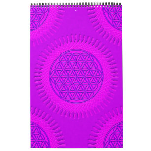 Blume von Leben - Sonne - nahtloses Muster 3 Kalender