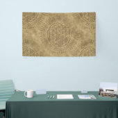 Blume von Leben - Sonne - nahtloses Muster 4 Banner (Messeveranstaltung)