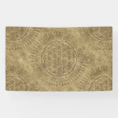 Blume von Leben - Sonne - nahtloses Muster 4 Banner (Horizontal)