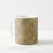 Blume von Leben - Sonne - nahtloses Muster 4 Kaffeetasse (Vorderseite Links)