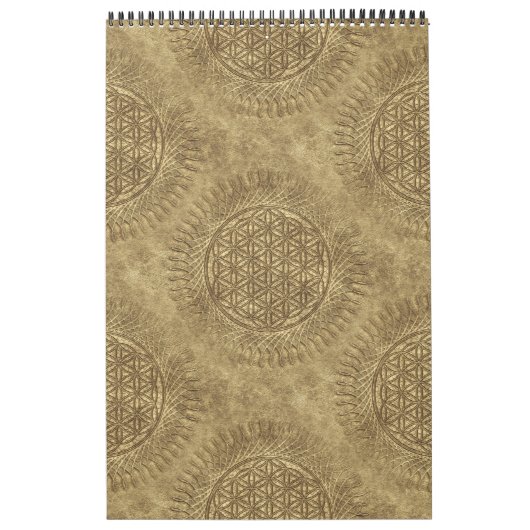 Blume von Leben - Sonne - nahtloses Muster 4 Kalender (Titelbild)