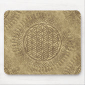 Blume von Leben - Sonne - nahtloses Muster 4 Mousepad (Vorne)